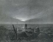 Moonrise over the sea